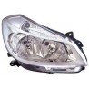 RENAULT CLIO 05-* FAROL DIREITO ELÉCTRICO INTERIOR CROMADO (H7/H7)
