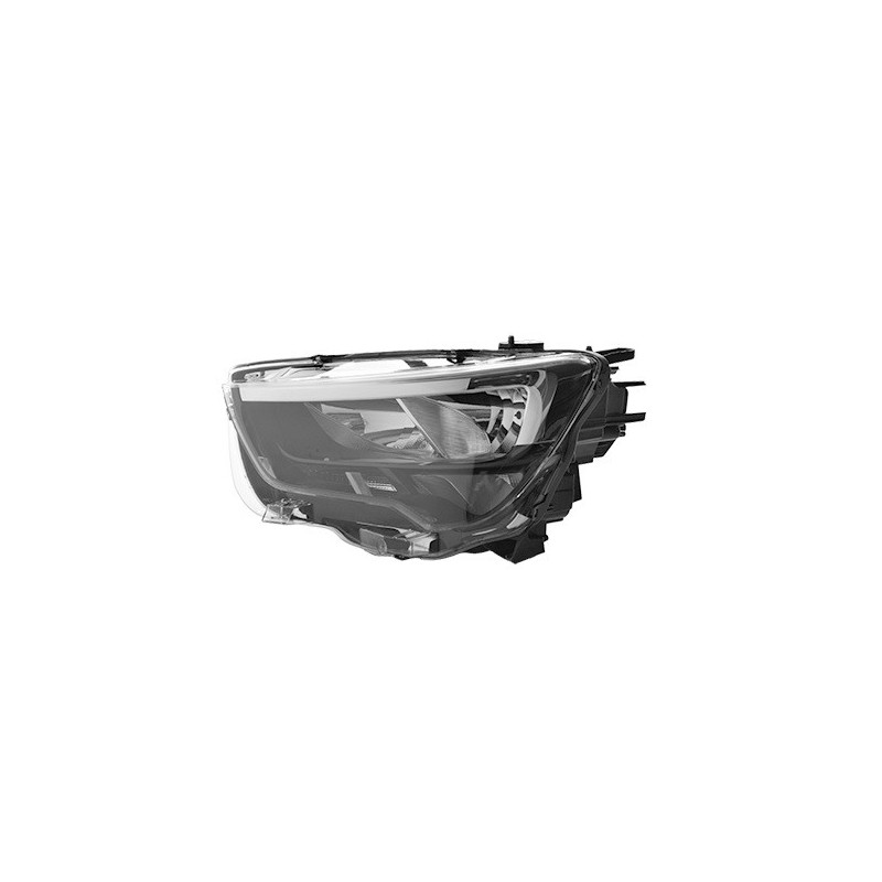 OPEL COMBO 2018.06-* FAROL ESQUERDO ELÉCTRICO COM LUZ DIURNA COM MOTOR (H7/H1/W21/W5)
