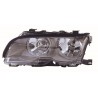 BMW E46 2P 01-* FAROL ESQUERDO ELÉCTRICO INTERIOR CLARO (H7/H7)