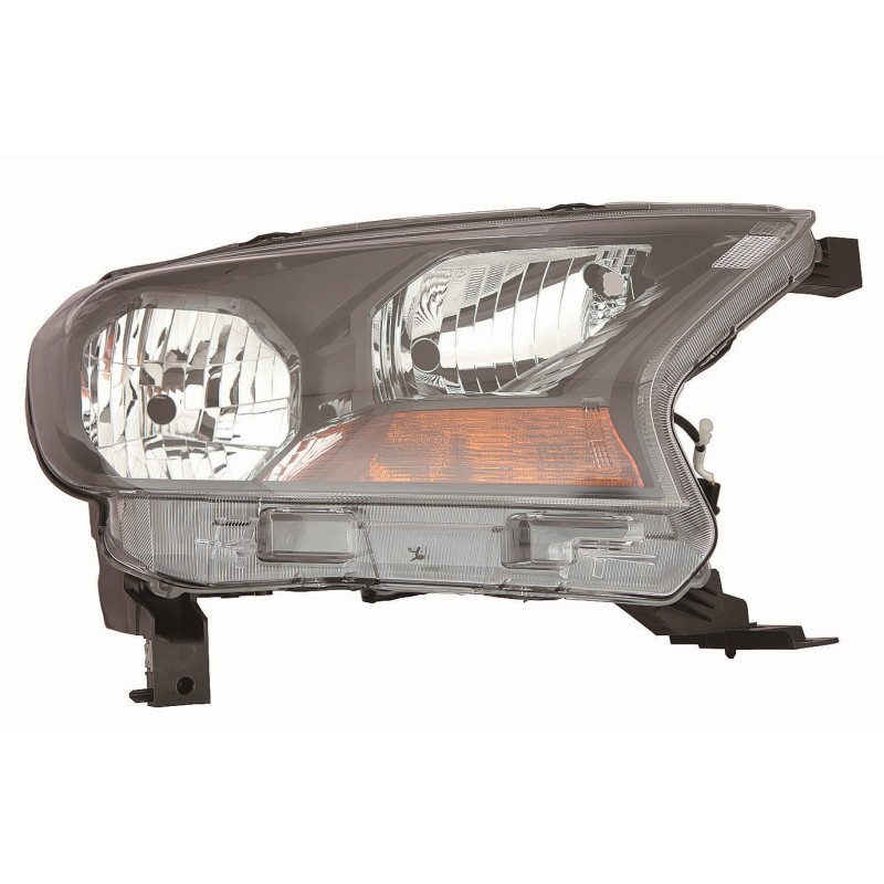 FORD RANGER 16-* FAROL DIREITO MANUAL/ELÉCTRICO INTERIOR NEGRO (H7/HB3)