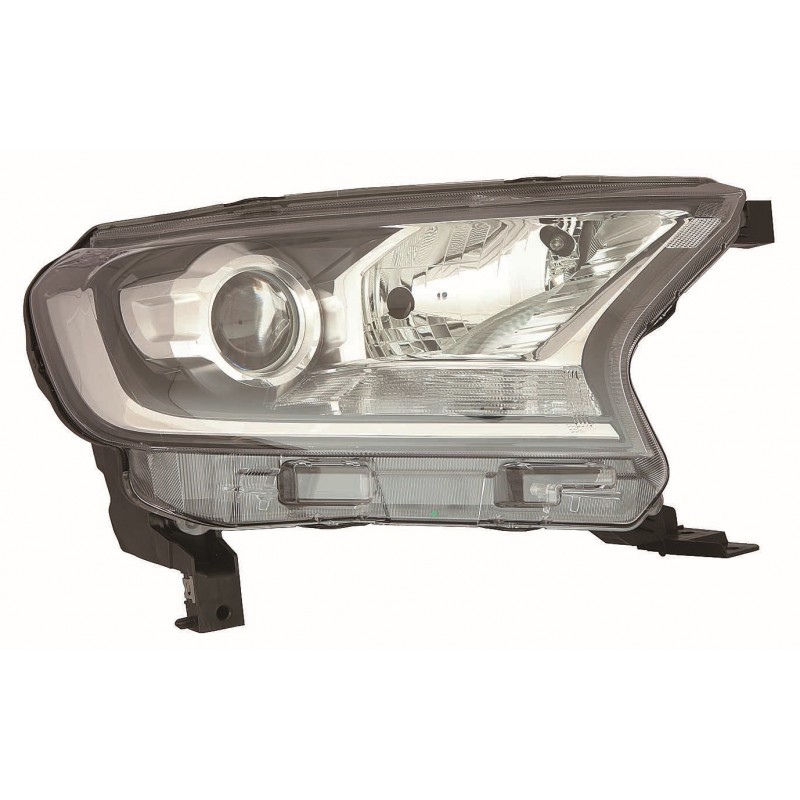 FORD RANGER 16-* FAROL DIREITO MANUAL/ELÉCTRICO INTERIOR NEGRO (H11/H15/PY21W/W5W)
