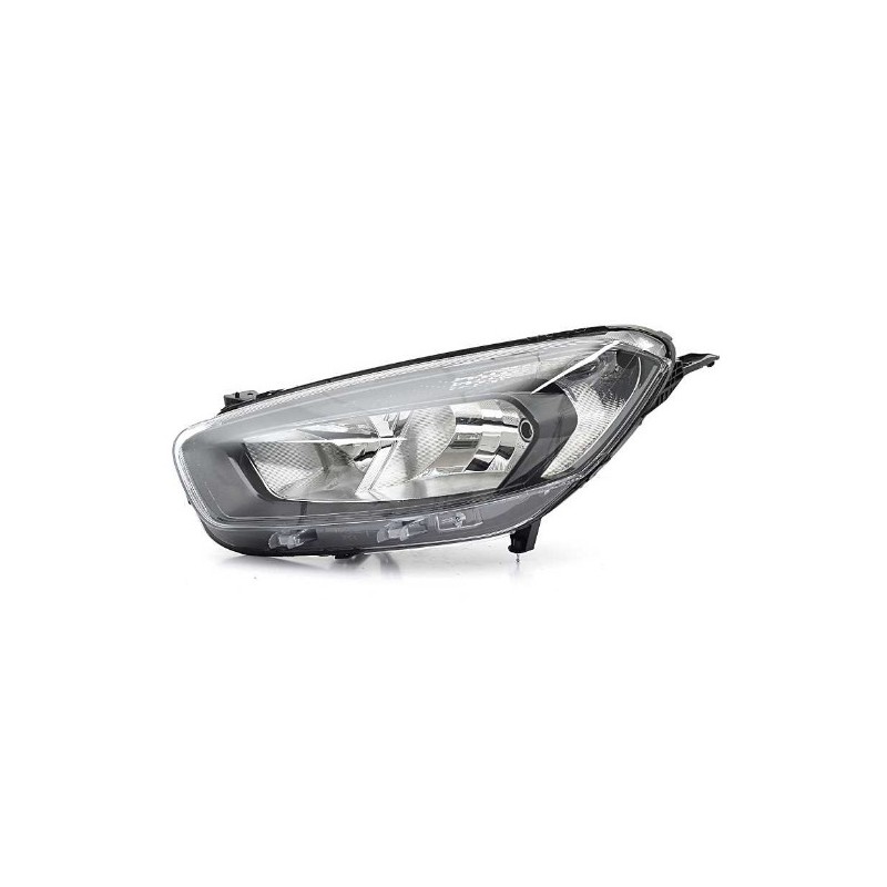 FORD TRANSIT COURIER 2014.02-* FAROL ESQUERDO ELÉCTRICO INTERIOR NEGRO (H15/H7)