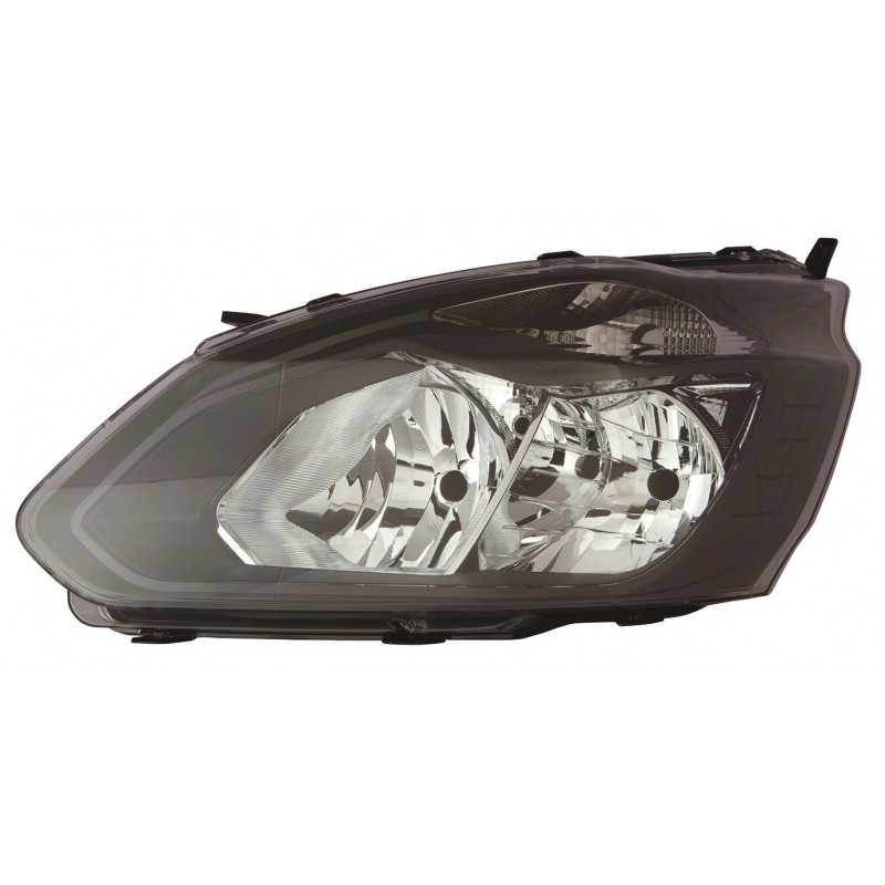 FORD TRANSIT CUSTOM 13-* FAROL ESQUERDO ELÉCTRICO COM MOTOR INTERIOR NEGRO (H7/H15/PY21W/W5W)