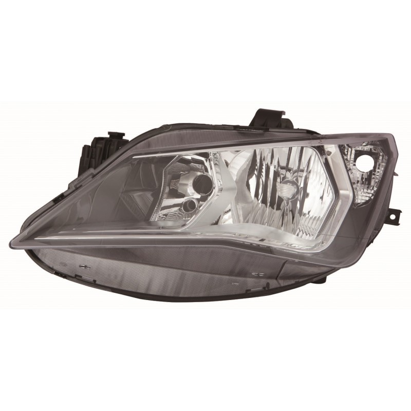 SEAT IBIZA 12-* FAROL ESQUERDO ELÉCTRICO/MANUAL INTERIOR CROMADO DUPLO (H7/H7)