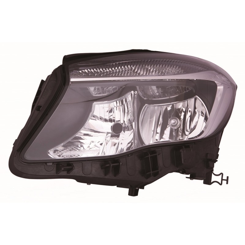 MERCEDES GLA X156 13-* FAROL ESQUERDO ELÉCTRICO COM MOTOR INTERIOR NEGRO (H7/H15/PY21W)