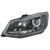 FAROL ESQUERDO ELÉCTRICO COM MOTOR INTERIOR NEGRO (H7/H7)* SKODA FABIA III 2014/08-