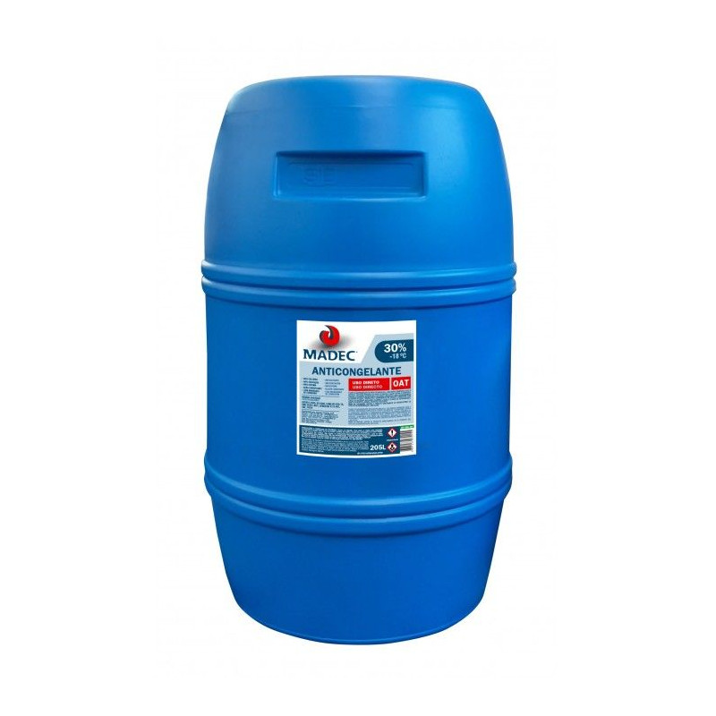 MADEC ANTICONGELANTE OAT 30% -18Cº 205L (VERDE)