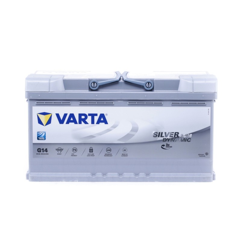 SILVER DYNAMIC AGM (S&S) 12V 95AH 850AF 353X175X190 +D G14
